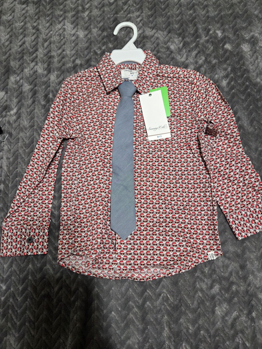 Sovereign Code Santa Shirt With Tie